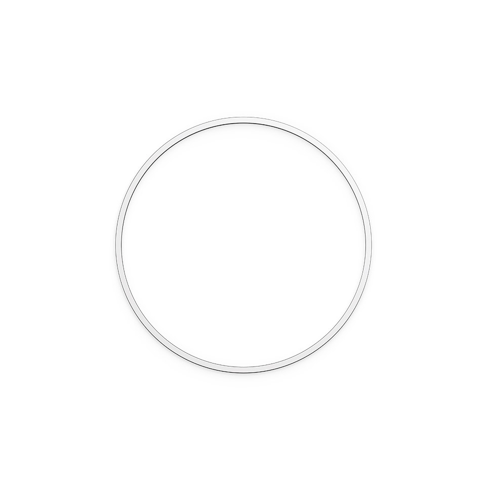 A.24 Stand-alone - Ceiling Circular - Diffused Emission - Ø 1122mm - 3000K - DALI - Brushed Silver