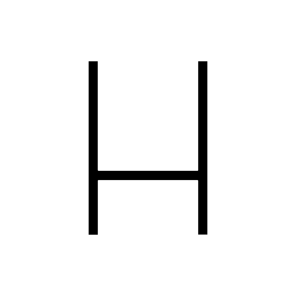Alphabet of Light - Uppercase - Letter H