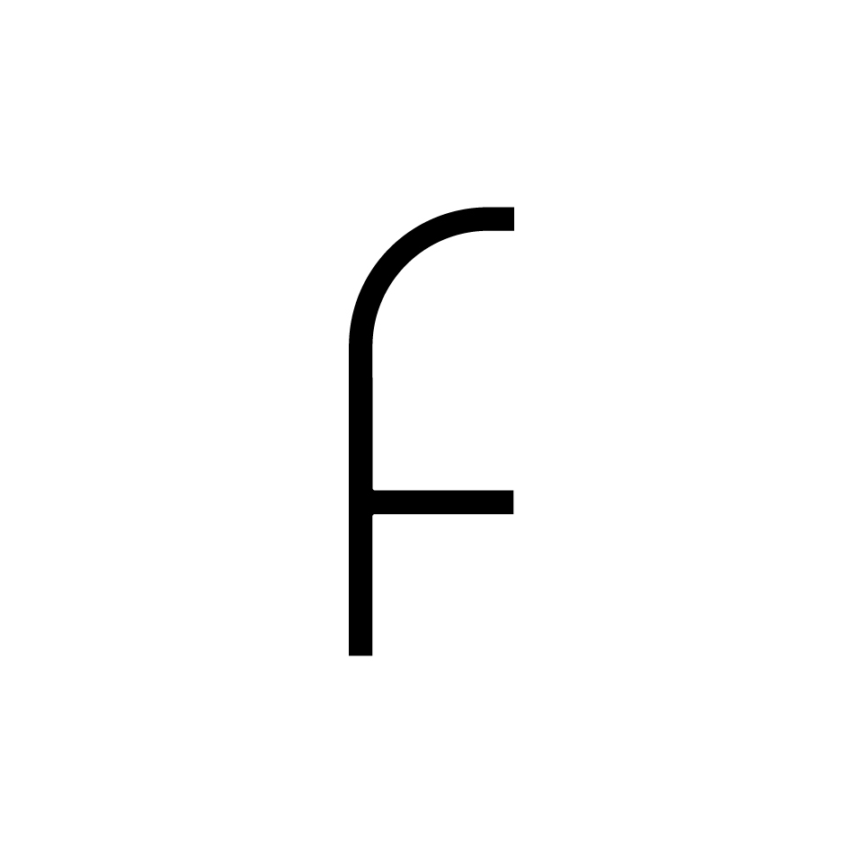 Alphabet of Light - Lowercase - Letter f