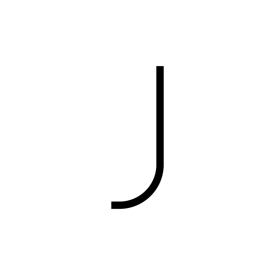 Alphabet of Light - Lowercase - Letter j
