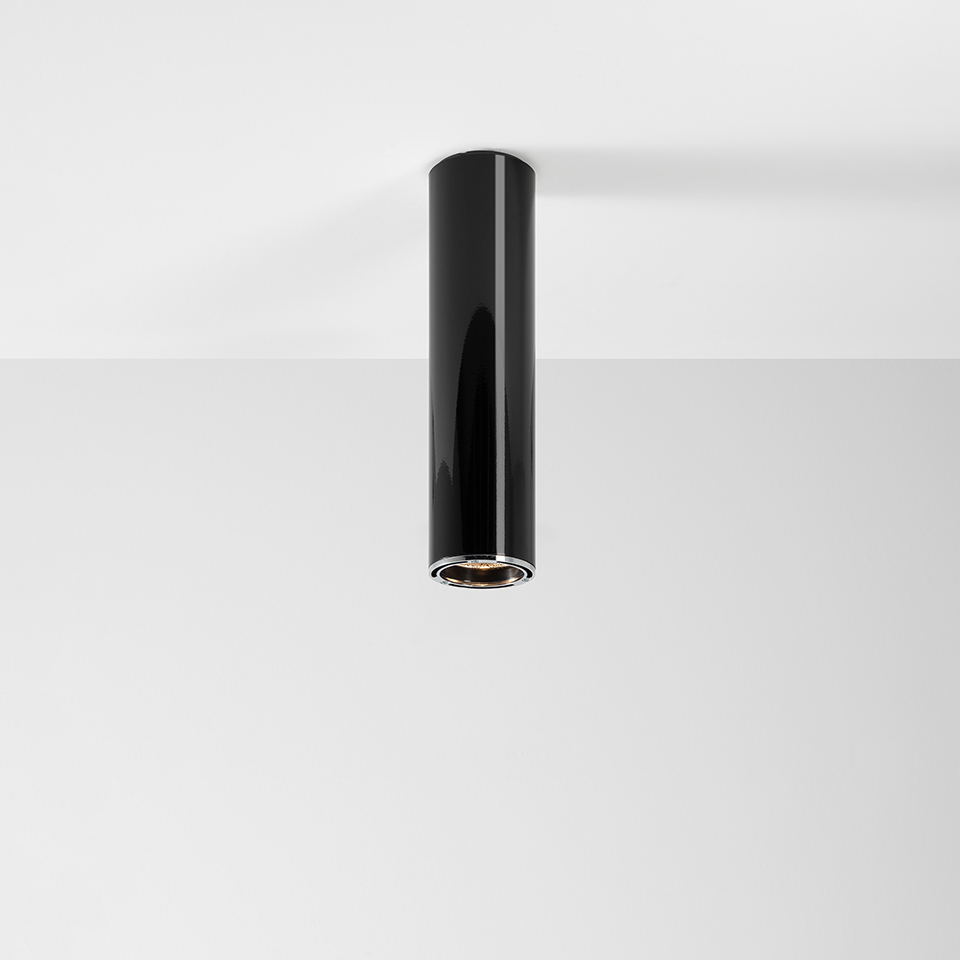 Ilio Ceiling 36 - 3000K - Glossy Black - APP Compatible
