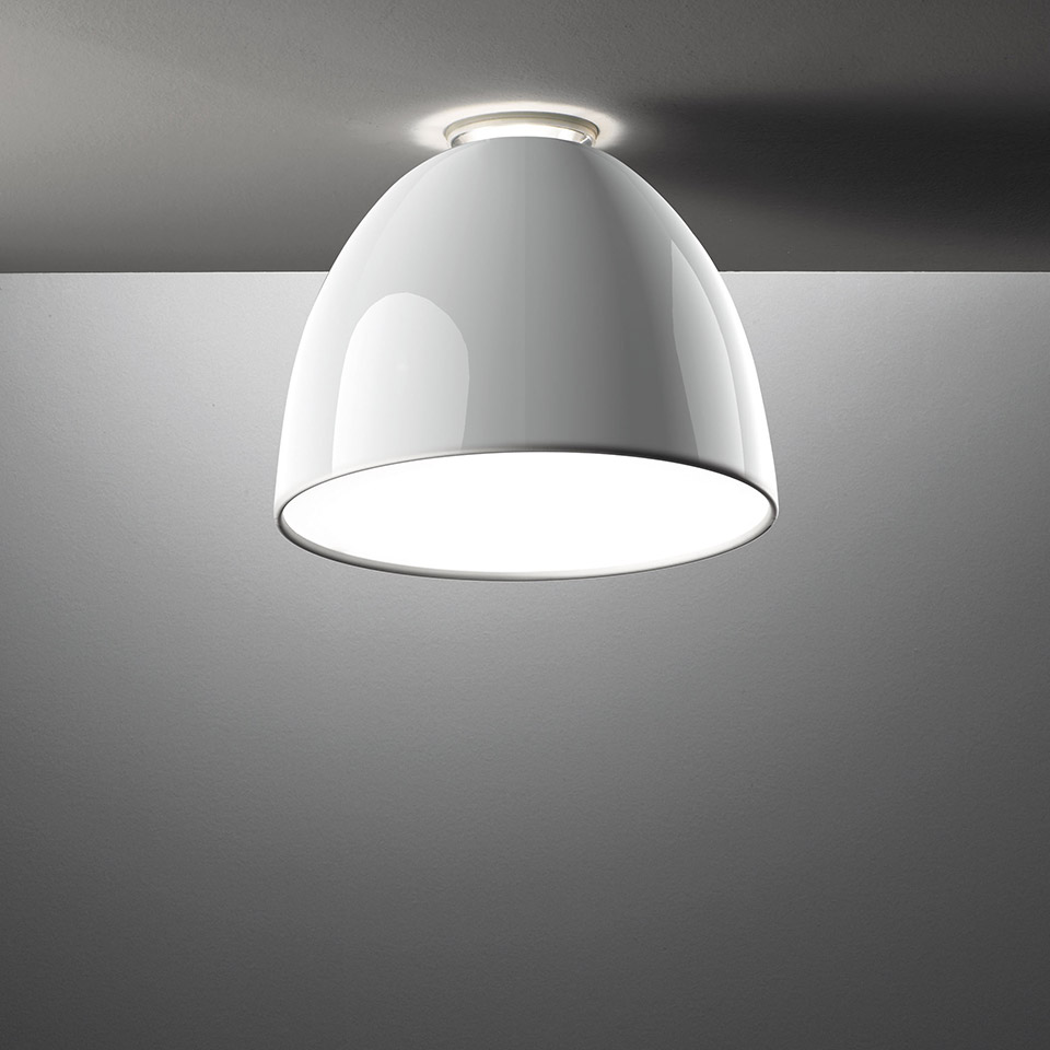 Nur Mini Gloss LED - Ceiling - White