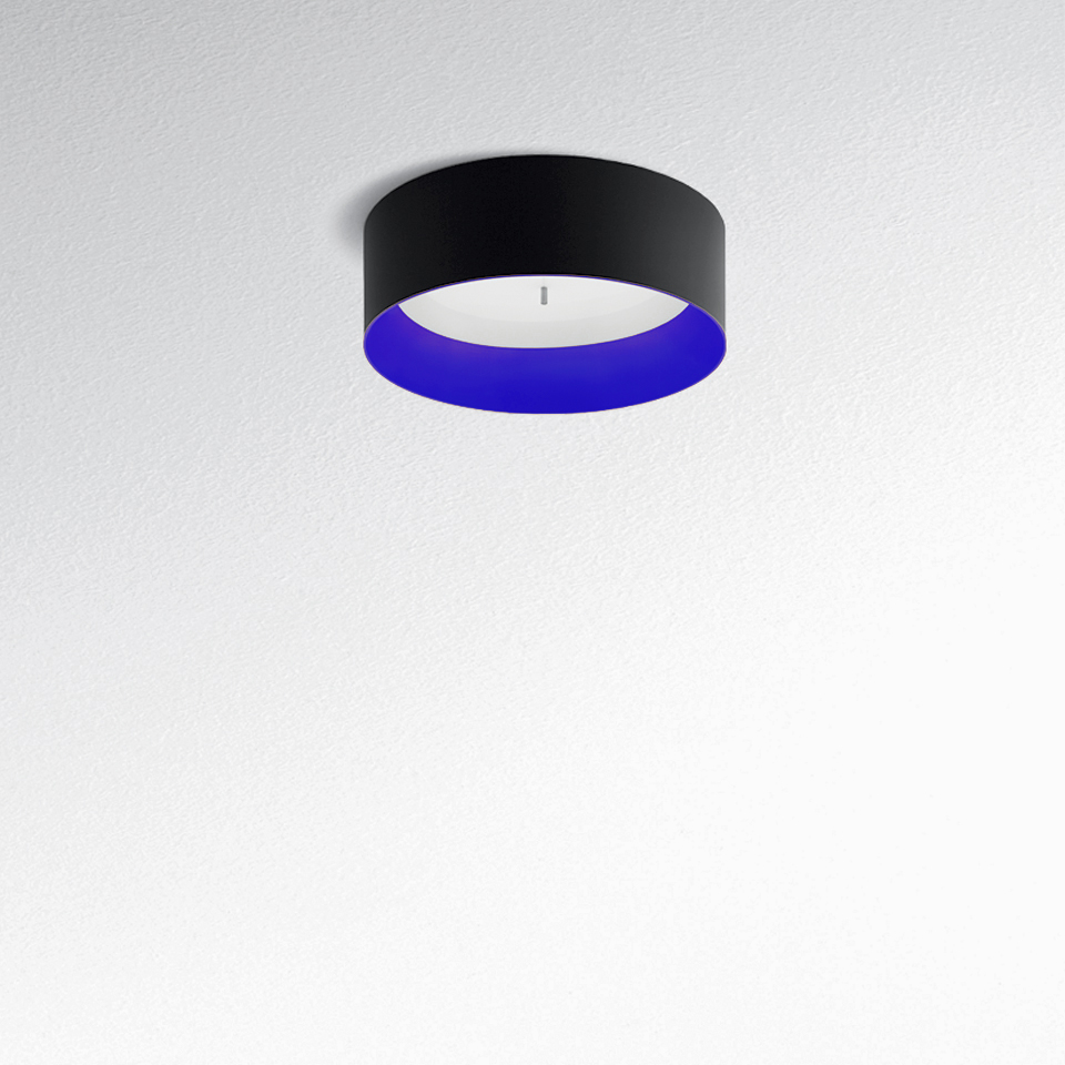 Tagora Ceiling 570 - LED 4000K - Dali SwitchDim - Black/Blue