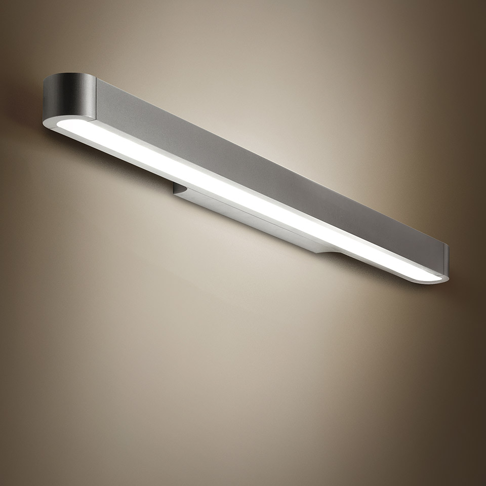 Talo Wall 90 - Dimmable - Silver