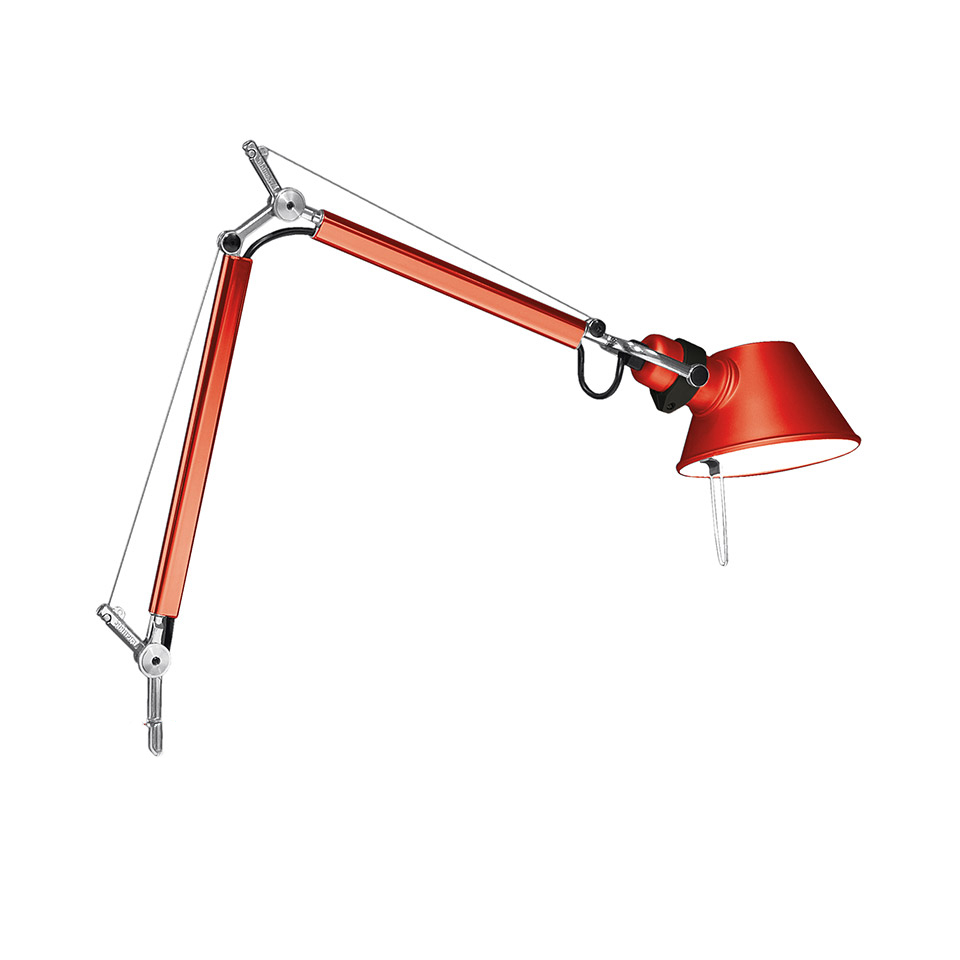 Tolomeo Micro Table - Anodized red - Body Lamp