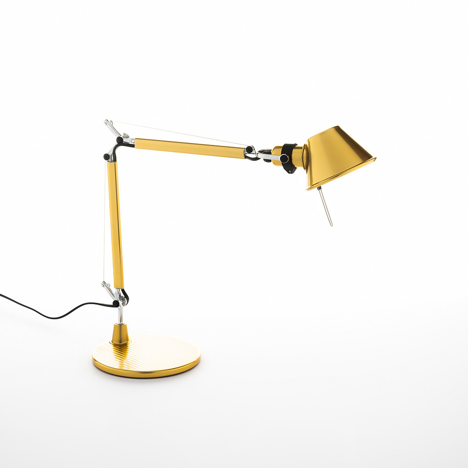 Tolomeo Micro Gold - Body Lamp + Base