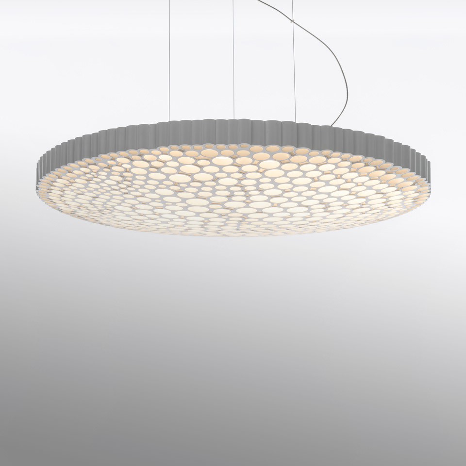 Artemide Mid Century Modern Turned Metal Flos Dwr Pendant Lamp Style Of Artemide 