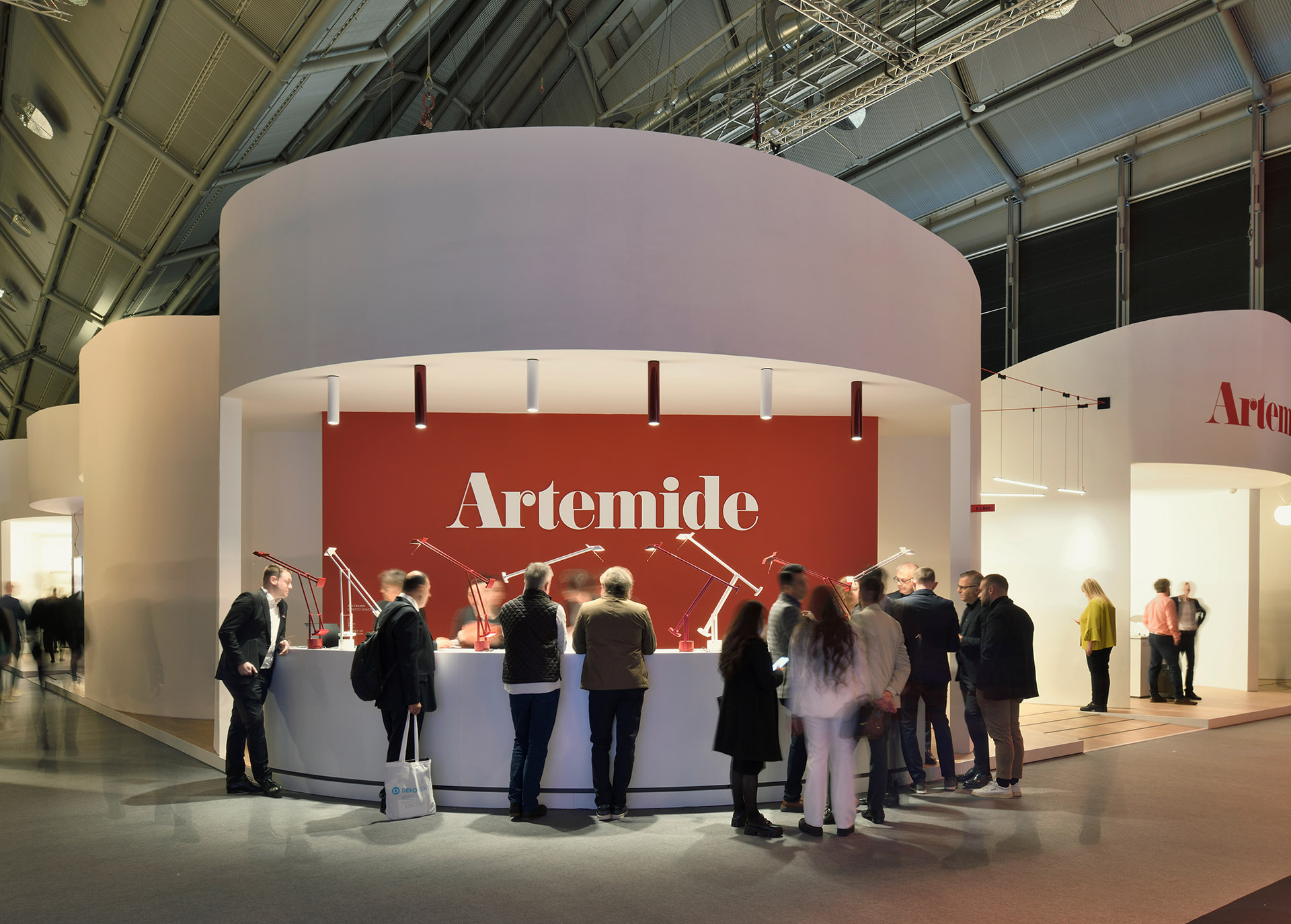 Graphic image for Light + Building 2024 with Artemide logo.