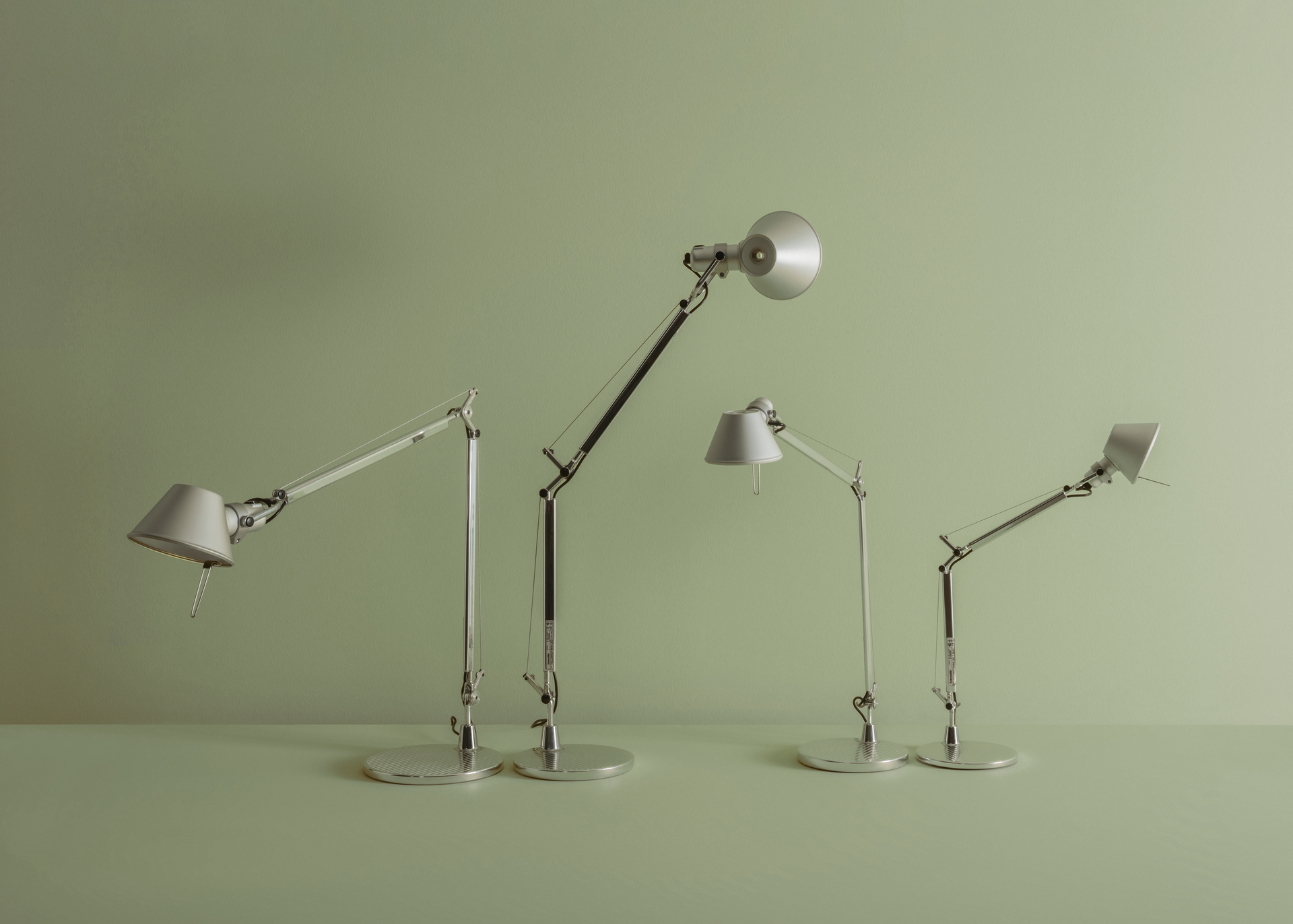 Image of the Tolomeo table lamp family.
