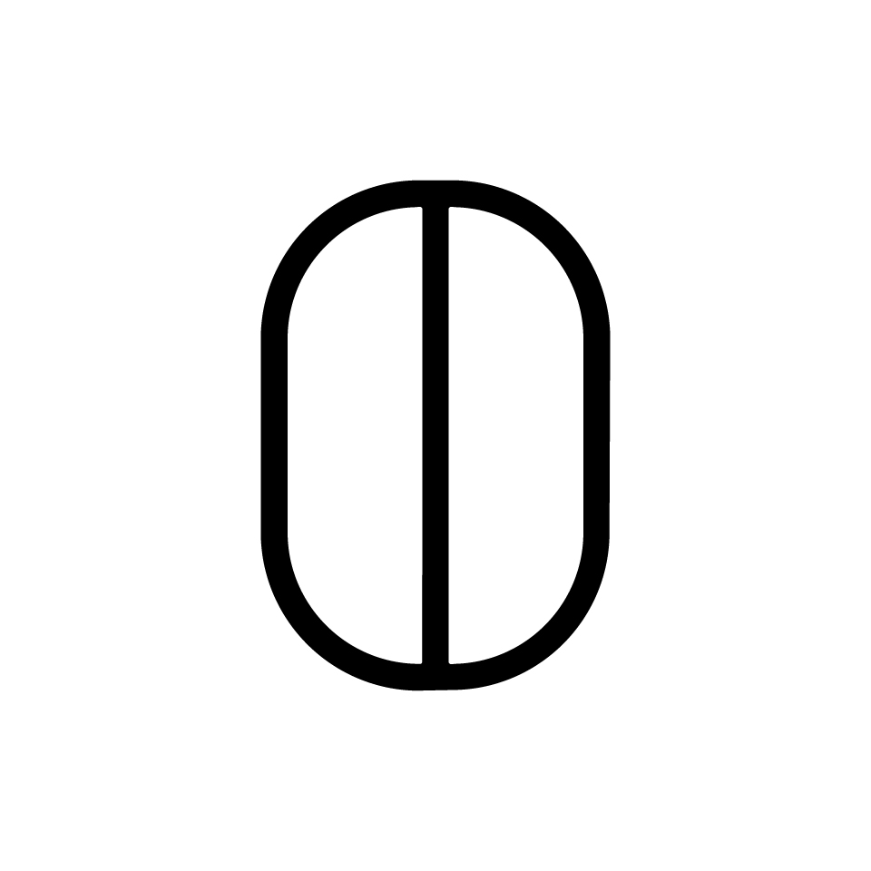 Alphabet of Light - Maiuscole - Lettera Ø