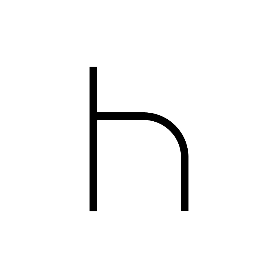 Alphabet of Light - Minuscole - Lettera h