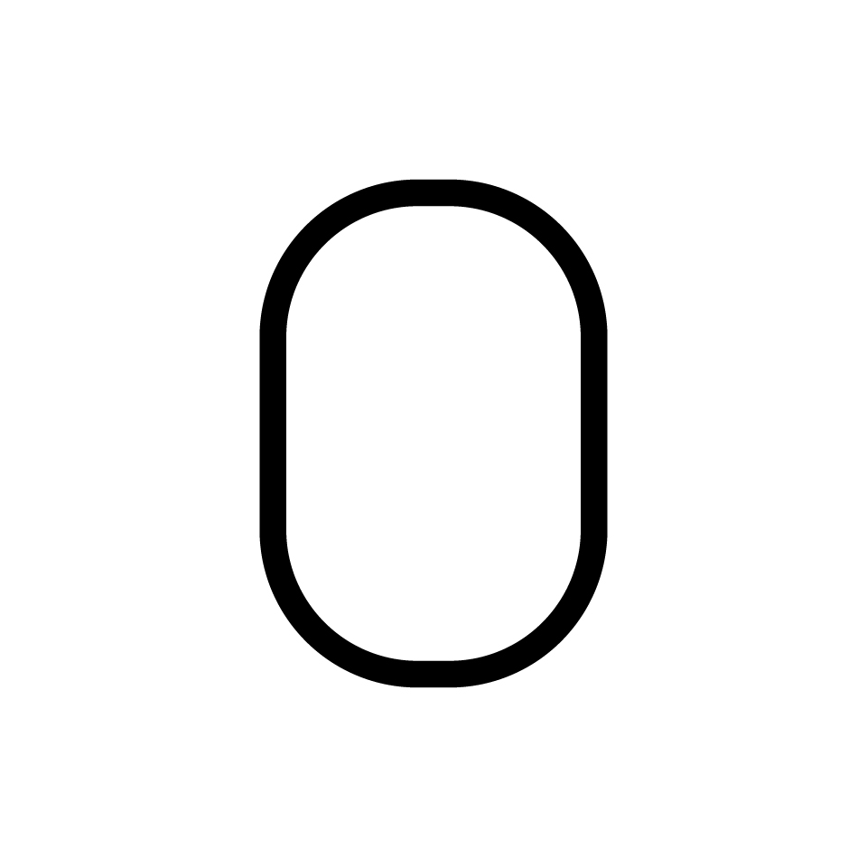 Alphabet of Light Mini - Uppercase - Letter O