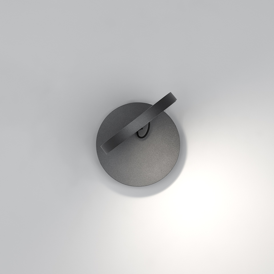 Demetra Spotlight - with Switch - 2700K - Anthracite Grey