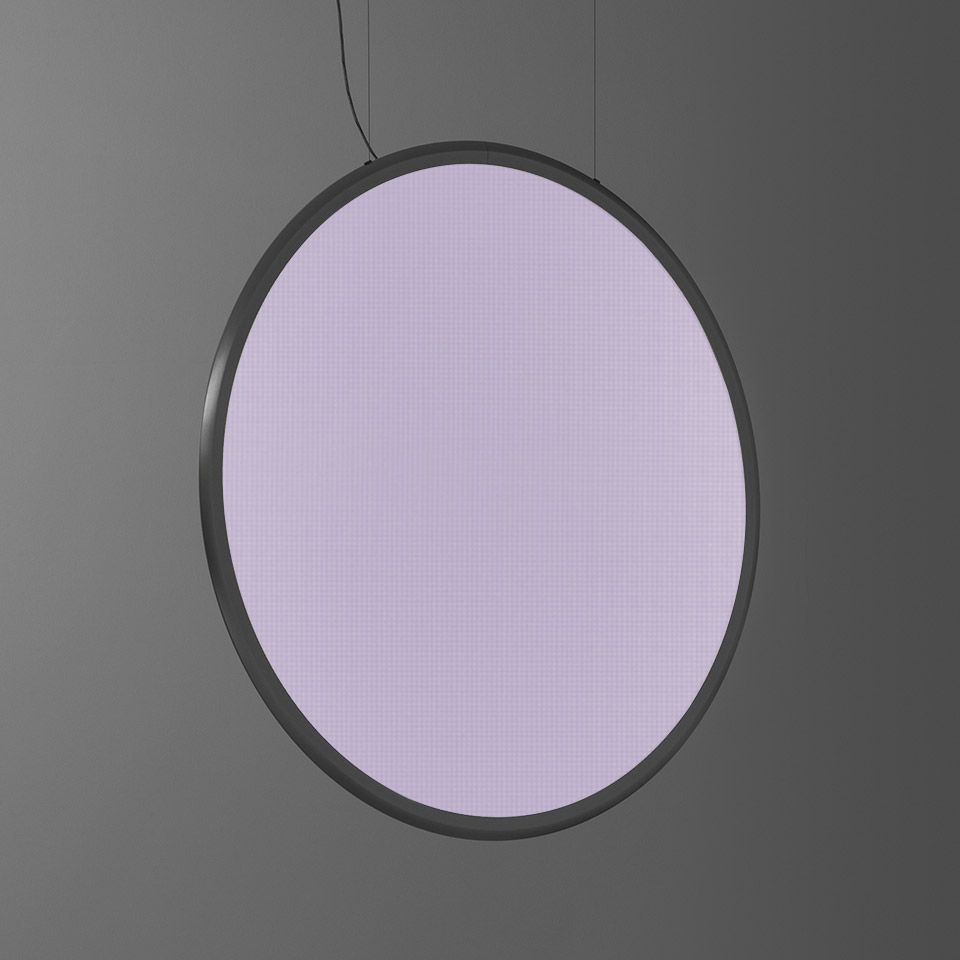 Discovery Vertical 140 White Violet Integralis - Satinized aluminium - App Compatible