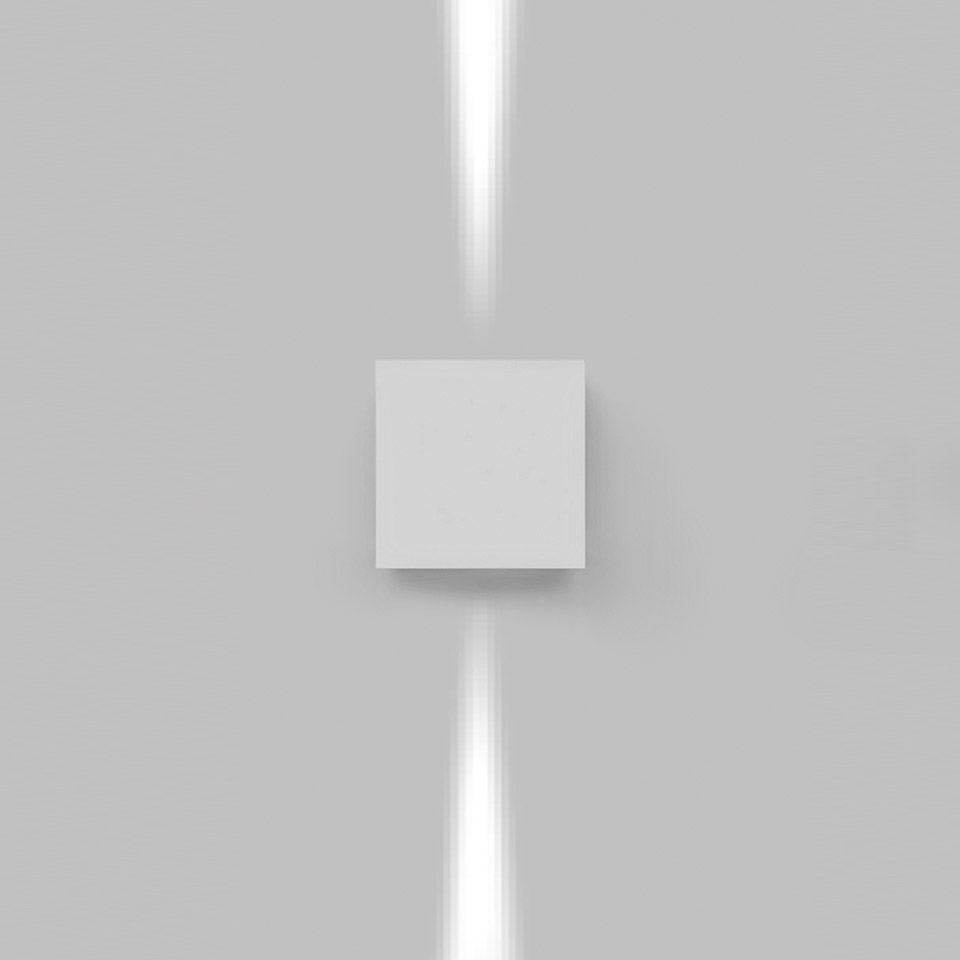 Effetto 14 Square 2 narrow beams Grey/white