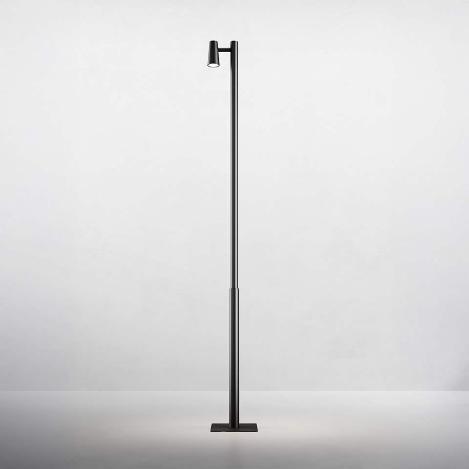 Conus - Pole 1 Head - Matte Black