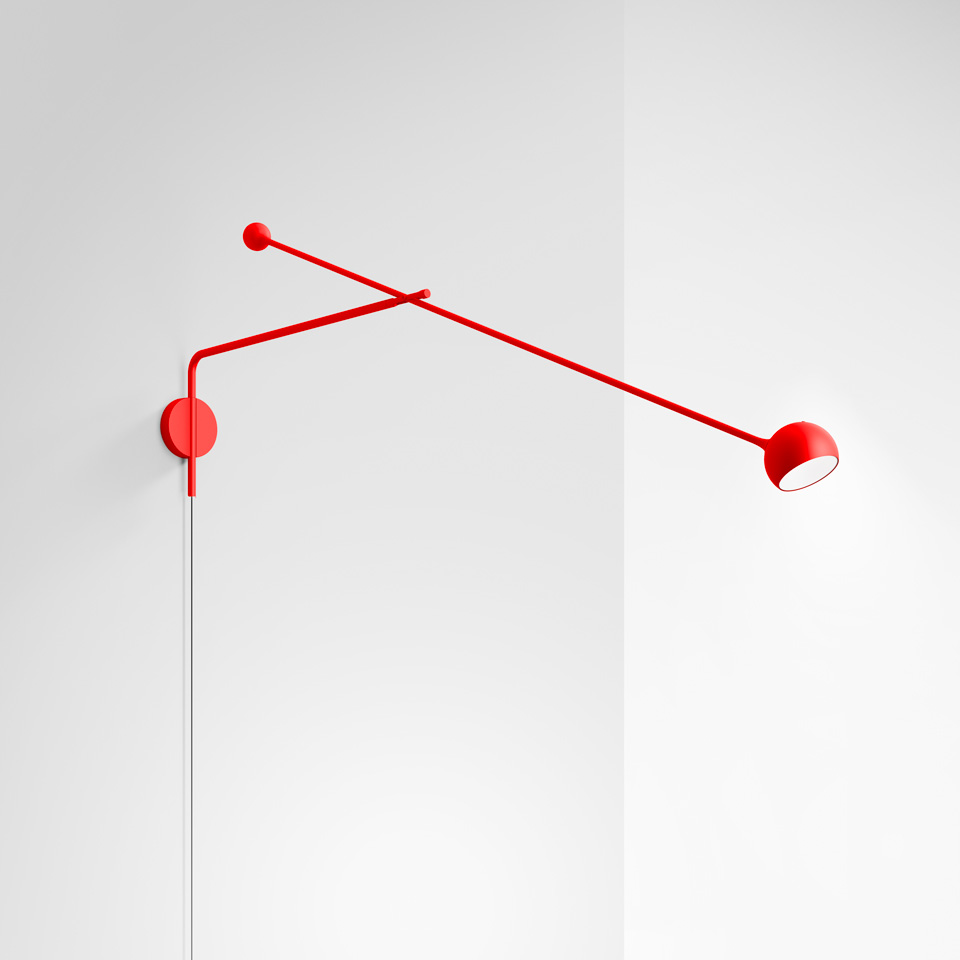 Ixa XL - Wall - Dim to Warm - Red - Plug