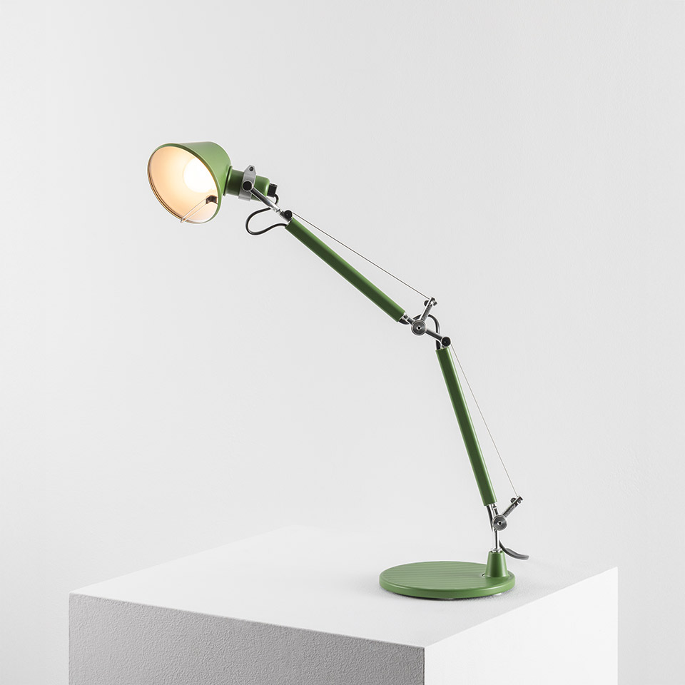Tolomeo Micro Table - Green - Body Lamp + Base