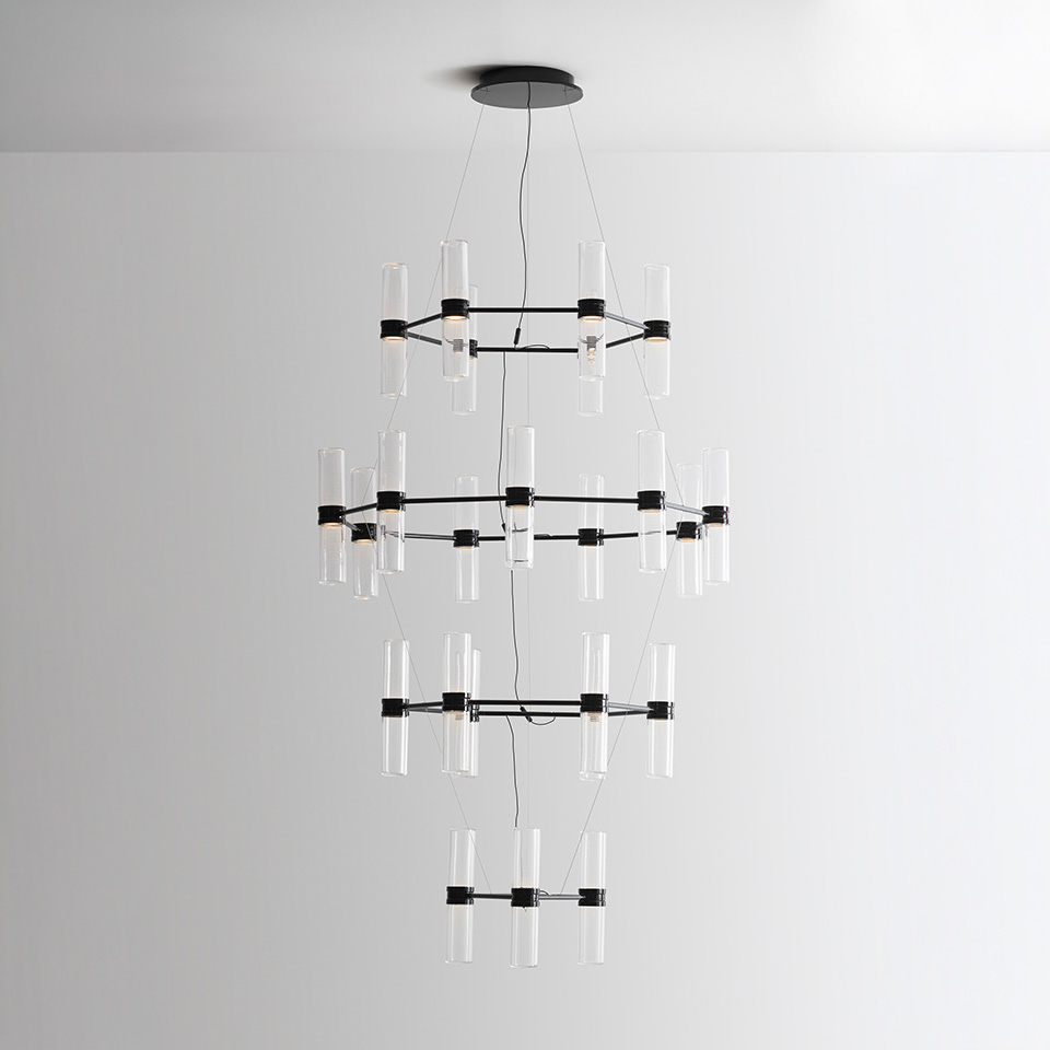 Zephyr Chandelier - Black