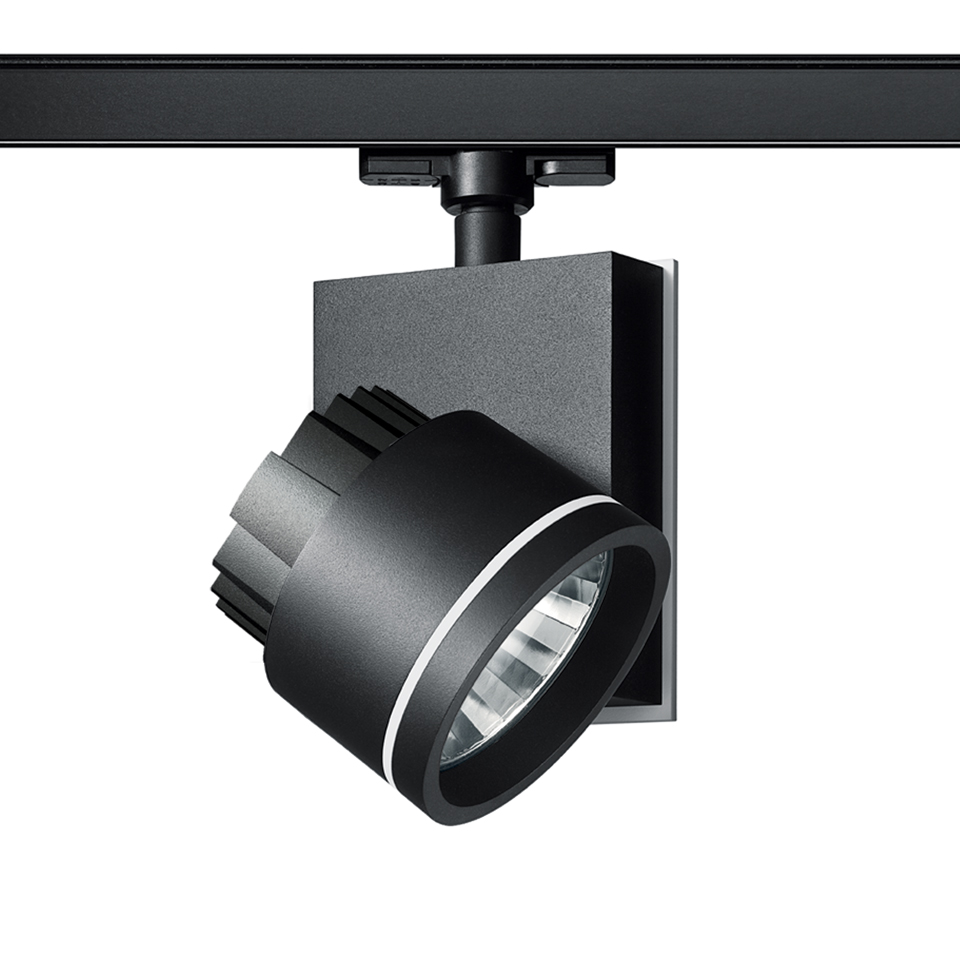 Picto 125 track 4000K 41° undimmable - Eutrac - Black