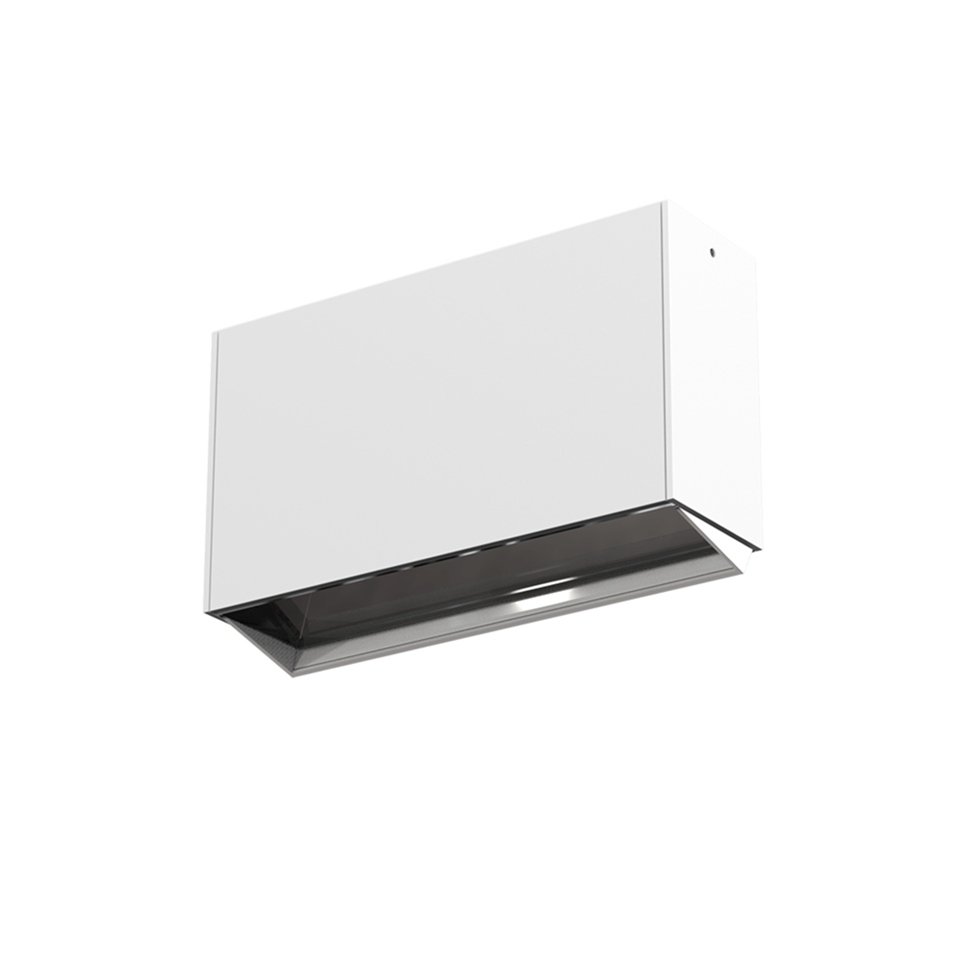 Sharp Wall Washer SMD - 3 optic unit - 33W - 2700K - Dimmable DALI - White/White