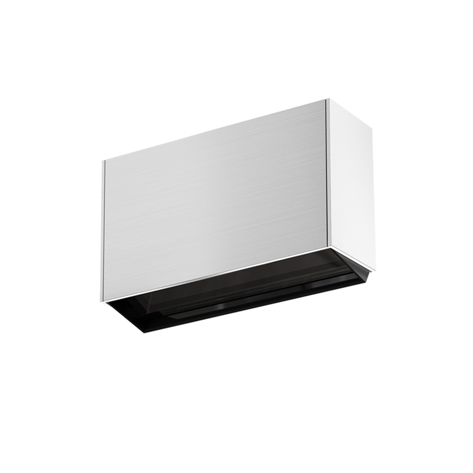Sharp Wall Washer SMD - 2 optic unit - 22W - 2700K - Dimmable DALI - Silver/Black