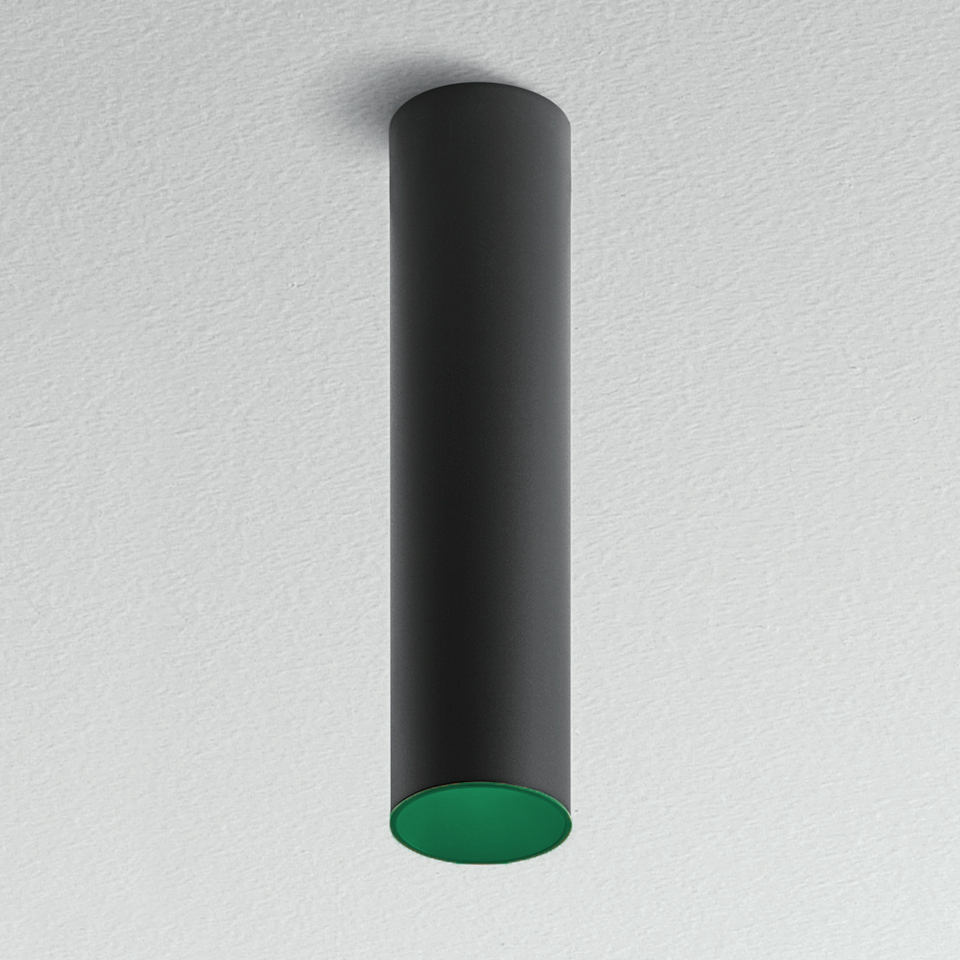 Tagora Ceiling 80 - Led GU10 - Black/Green