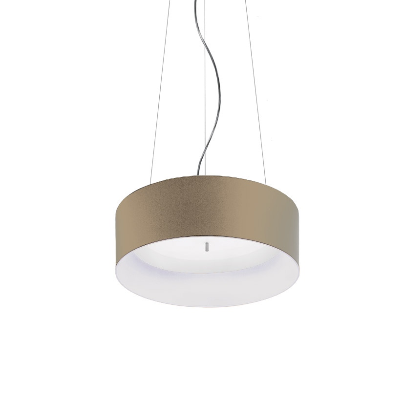 Tagora Suspension 570 - Direct + Indirect Emission - dimmable - Beige/White