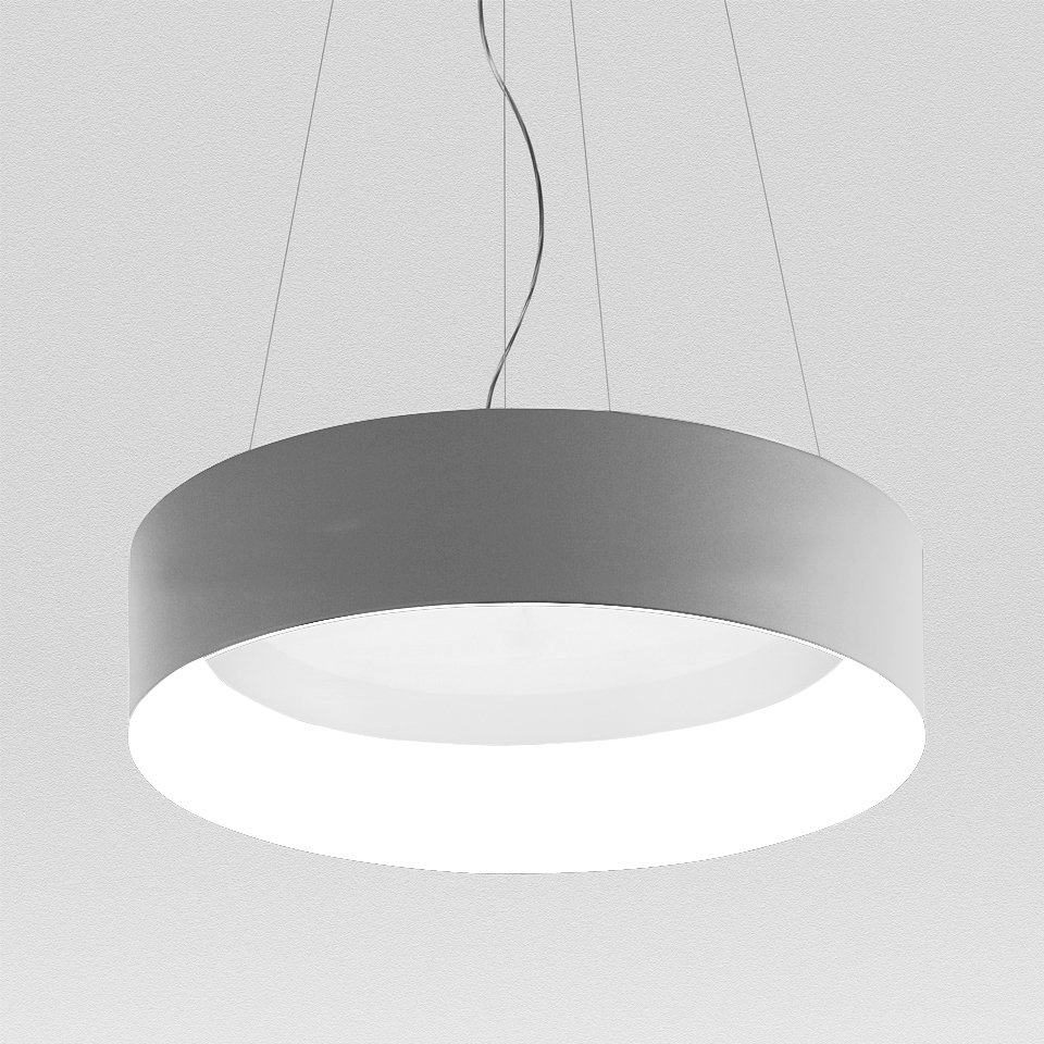 Tagora Suspension 970 - Direct + Indirect Emission - dimmable - Grey/White
