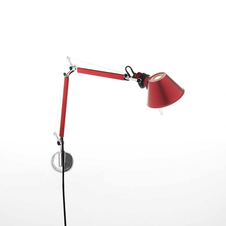 Tolomeo Micro Wall - Anodized red - Body Lamp