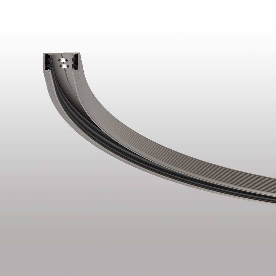 Turn Around - Track - Recessed - Curved Element - R=300mm - α=45°