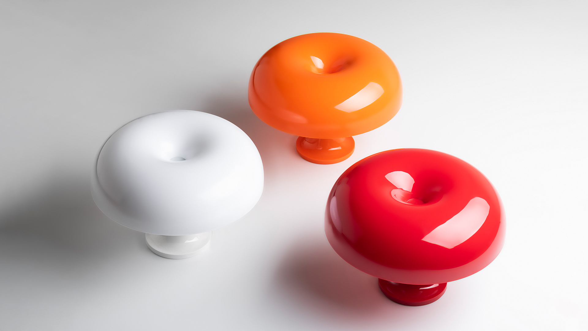 Lampe Nessino Artemide - Orange