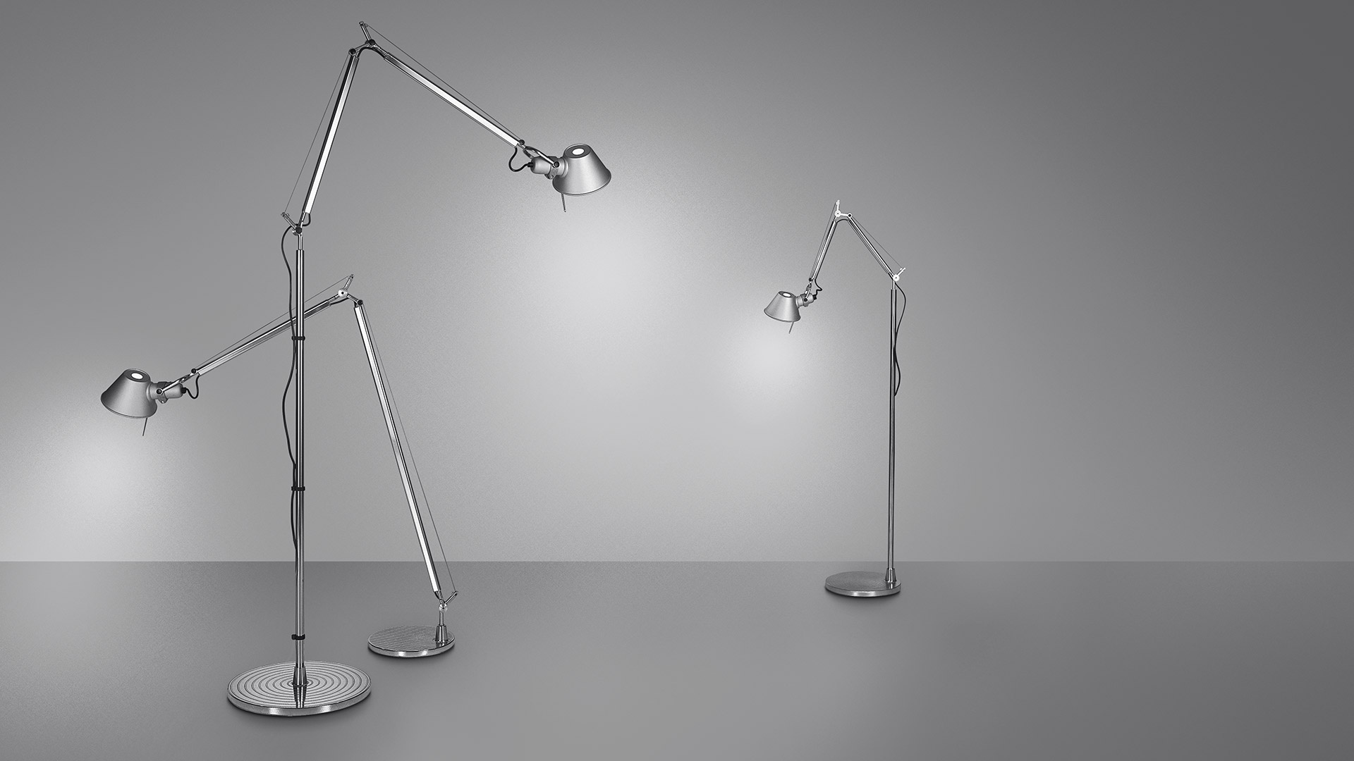 Tolomeo Floor Lamp Black - Artemide - Buy online