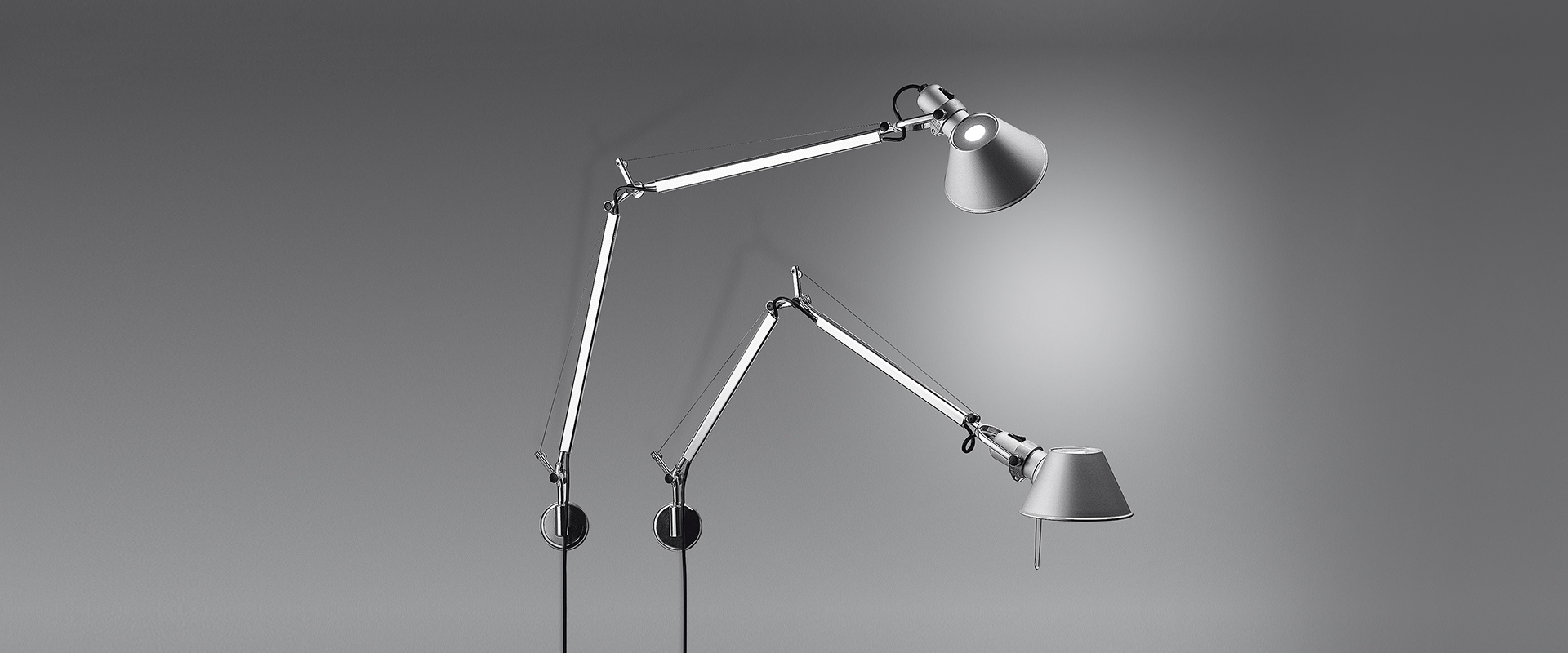 Artemide Tolomeo LED Parete lampada da parete con interruttore o sensore »  Interruttore, Bianco extra caldo (2700K)