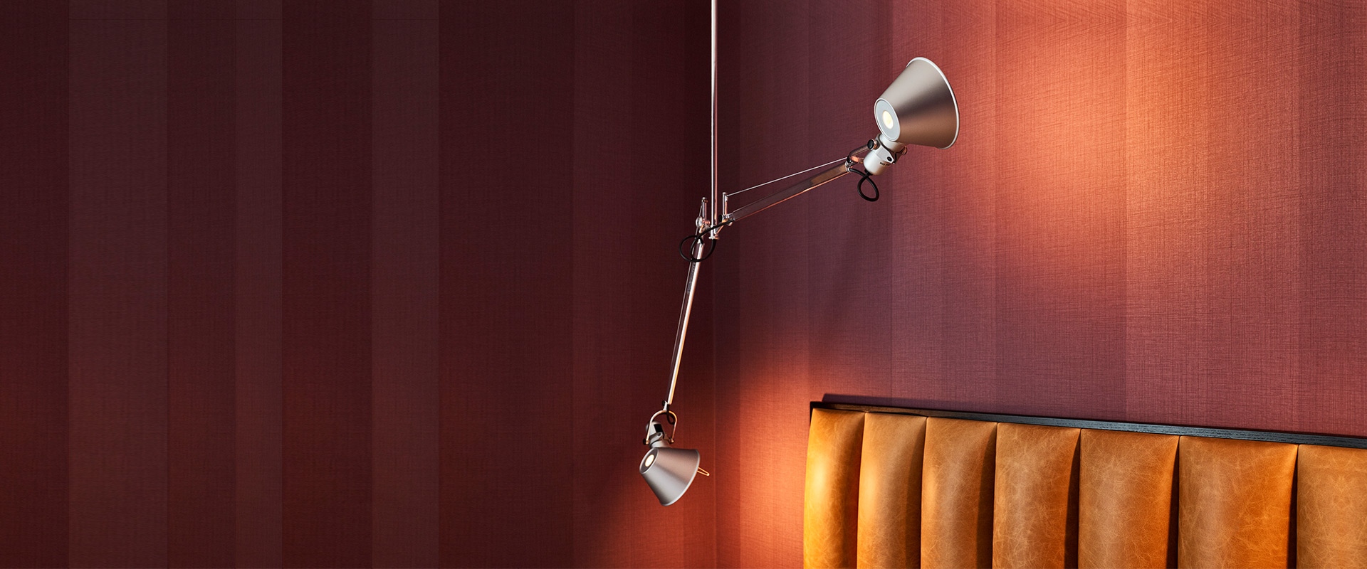 Artemide Tolomeo Sospensione Decentrata 240 Voltage Versione Europa 220V Artemide  Tolomeo Raso