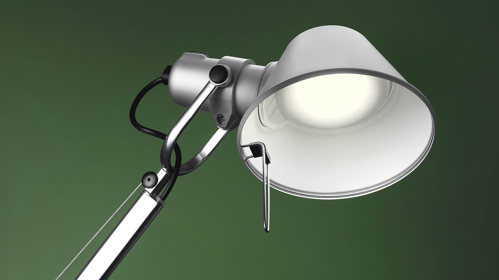 Artemide Tolomeo Mini Lampada Da Tavolo Alluminio